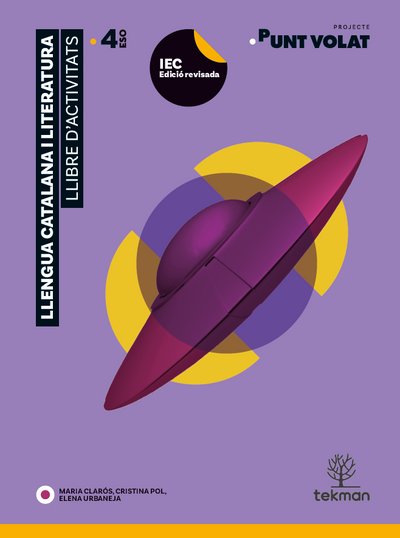 Punt Volat 4. Llibre d’activitats. Llengua Catalana i Literatura per a 4t ESO