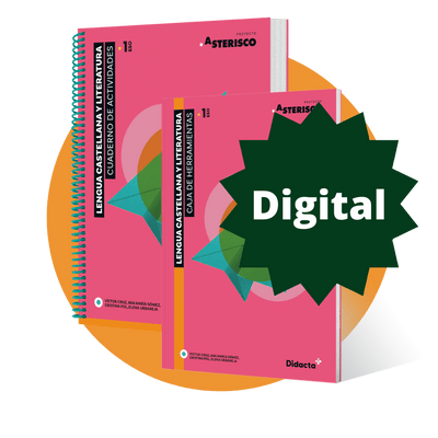 Formato digital. Asterisco 1. Cuaderno de actividades + Caja de herramientas. Lengua Castellana y Literatura 1.º ESO