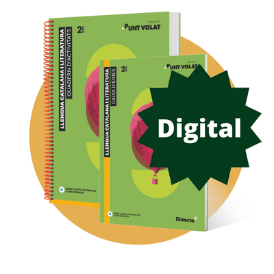 Format digital. Punt volat 2. Quadern d'activitats + Caixa d'eines. Llengua Catalana i Literatura per a 2n d'ESO
