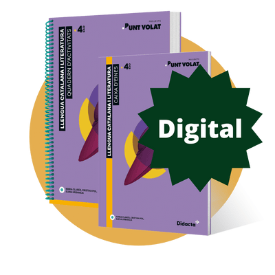 Format digital. Punt volat 4. Quadern d'activitats + Caixa d'eines. Llengua Catalana i Literatura per a 4t d'ESO