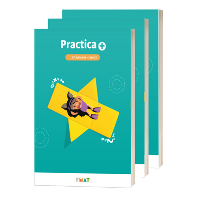 Practica +. Material de EMAT para Matemáticas de 1.º de primaria