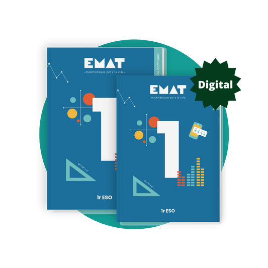 EMAT. Llibre d'activitats + format digital del llibre de consulta. 1r ESO (material en català)