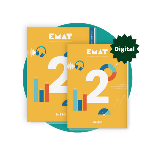 EMAT. Llibre d'activitats + format digital del llibre de consulta. 2n ESO (material en català)