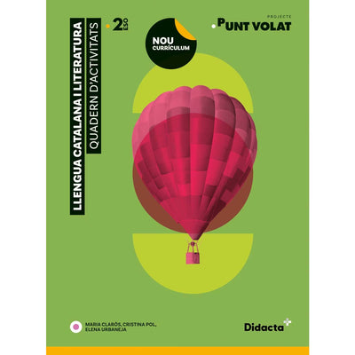 Punt volat 2. Quadern d’activitats. Llengua Catalana i Literatura per a 2n d'ESO