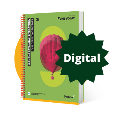 Format digital. Punt volat 2. Quadern d’activitats. Llengua Catalana i Literatura per a 2n d'ESO